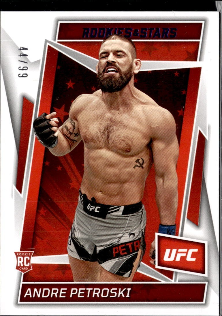 Andre Petroski 2023 Panini Chronicles UFC Base Rookies and Stars #182 Platinum