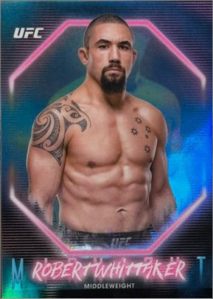 Robert Whittaker 2025 Topps Midnight UFC Base #69 Moon Beam