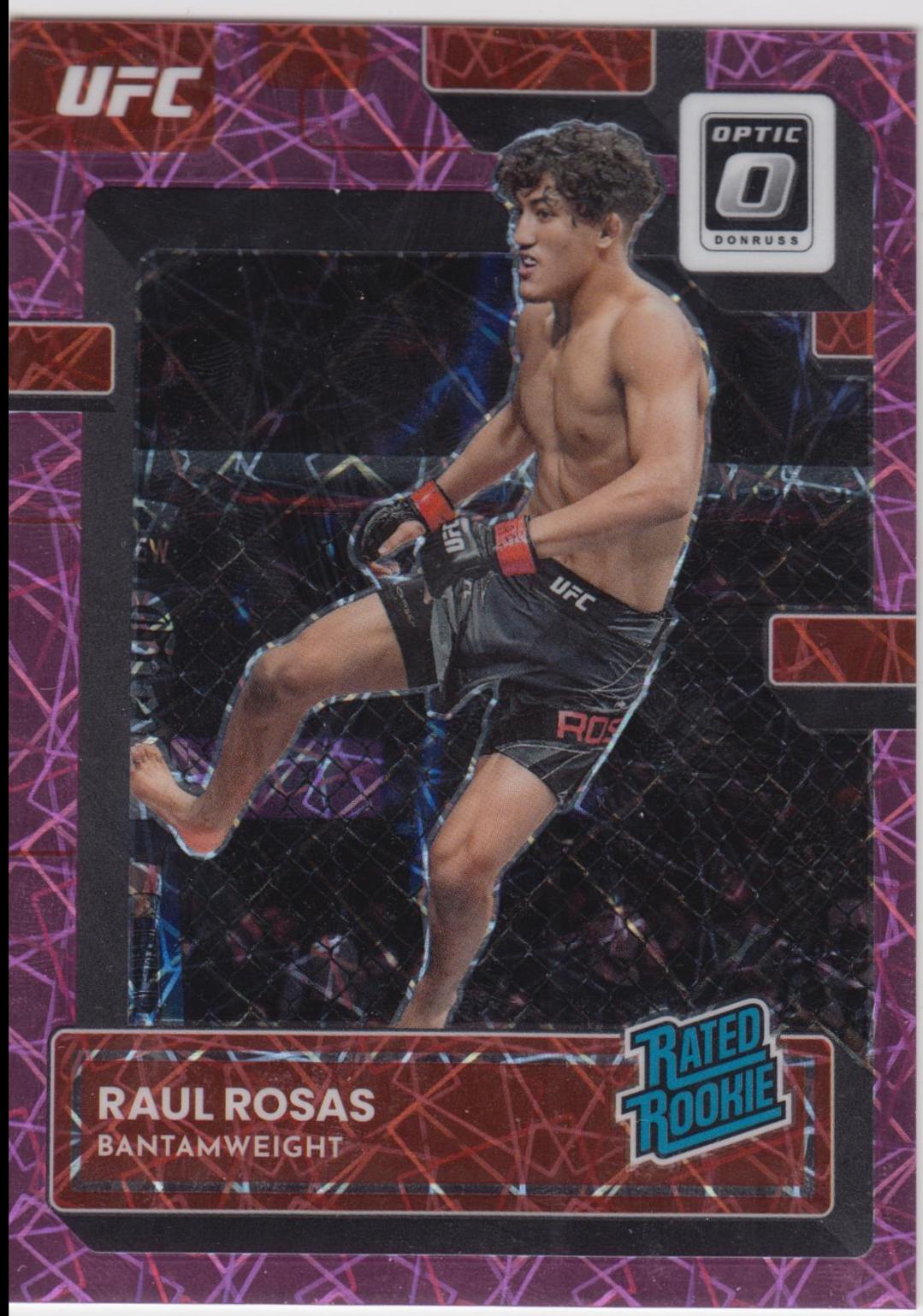 Raul Rosas 2023 Panini Donruss Optic UFC Base #115 Pink Velocity