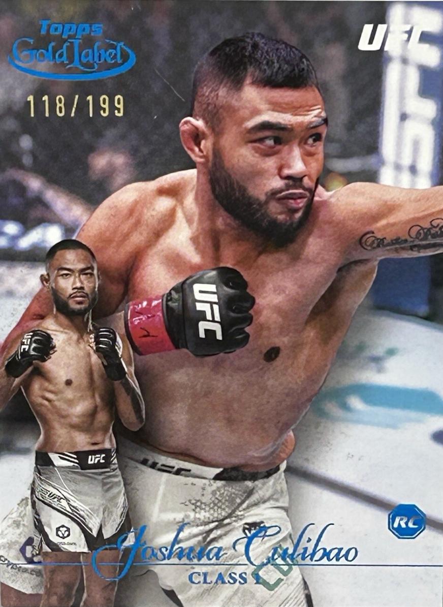 Joshua Culibao 2024 Topps Gold Label UFC Base Class I #56 Blue