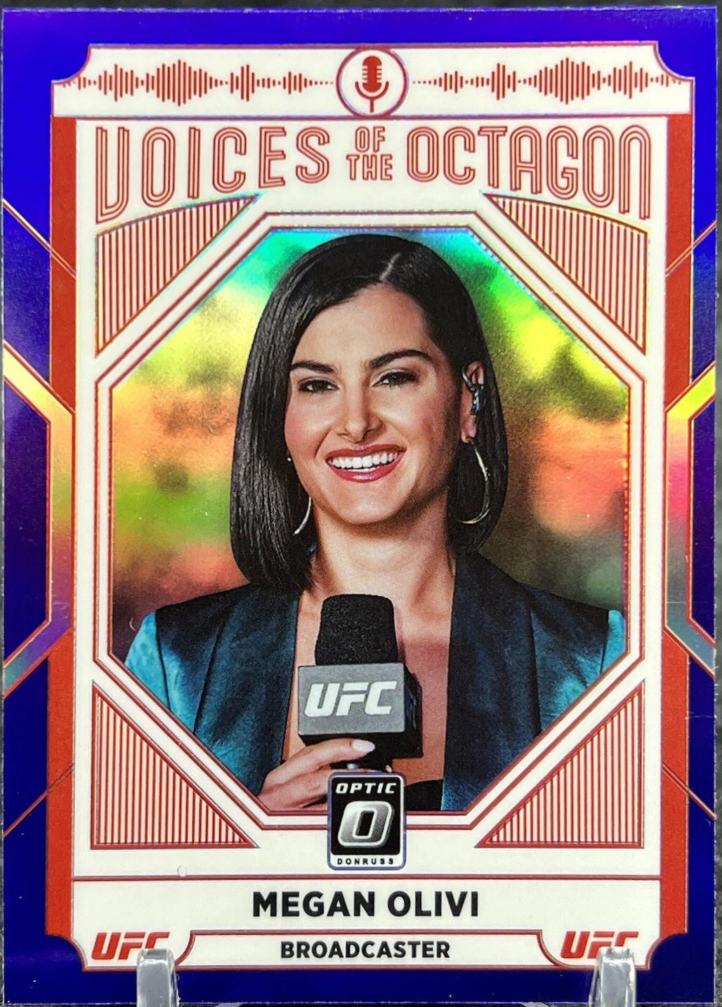 Megan Olivi 2022 Panini Donruss Optic UFC Base #123 Purple