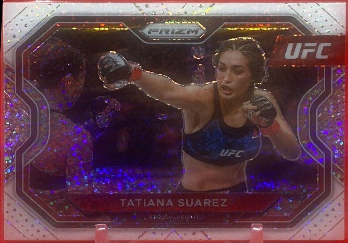 Tatiana Suarez 2021 Panini Prizm UFC Base #187 White Sparkle