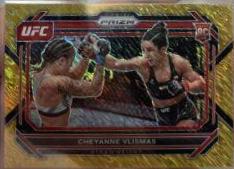 Cheyanne Vlismas 2023 Panini Prizm UFC Base #98 Gold Shimmer