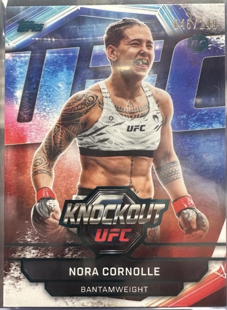 Nora Cornolle 2026 Topps Knockout UFC Base #41 Teal