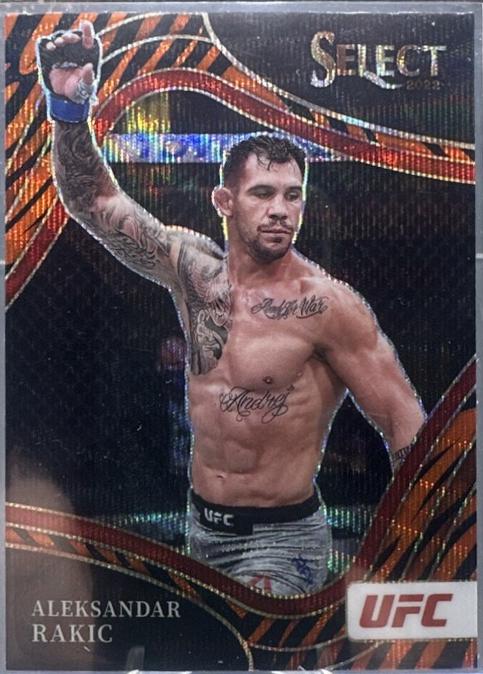 Aleksandar Rakic 2022 Panini Select UFC Octagonside #218 Tiger