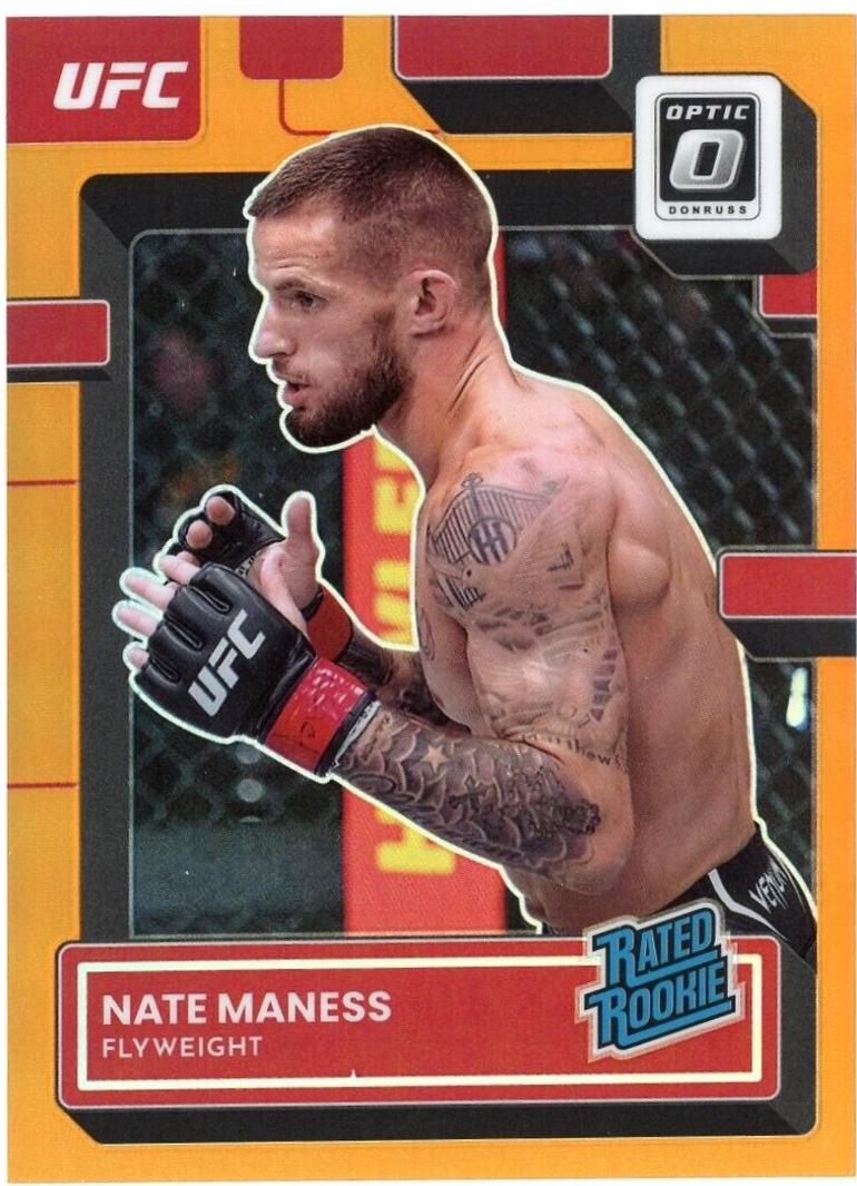 Nate Maness 2023 Panini Donruss Optic UFC Base #113 Orange
