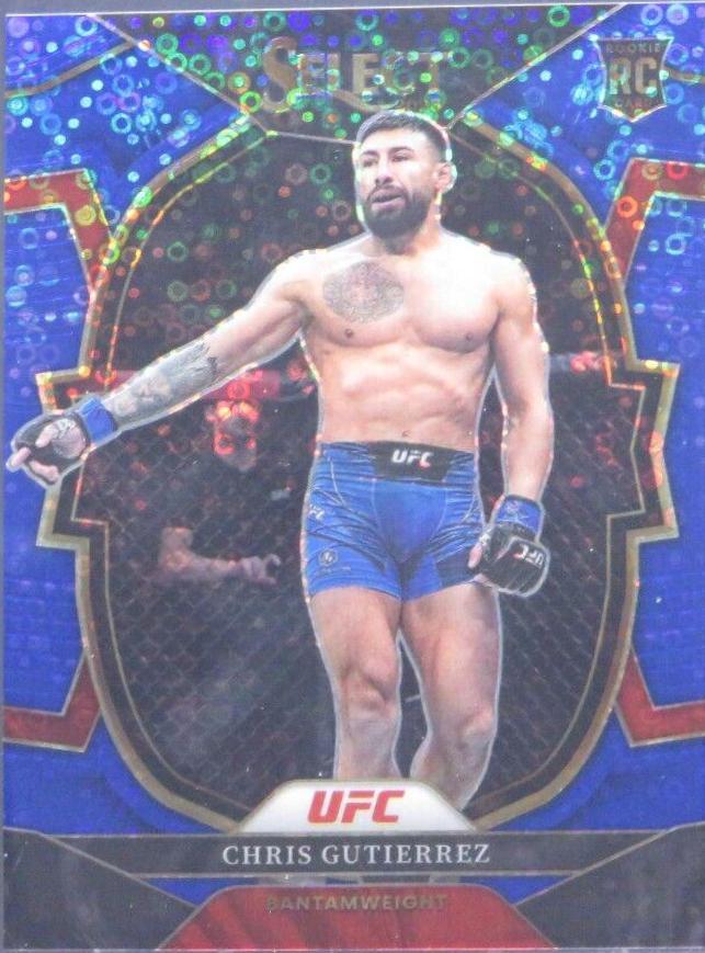 Chris Gutierrez 2023 Panini Select UFC Concourse #100 Blue Disco
