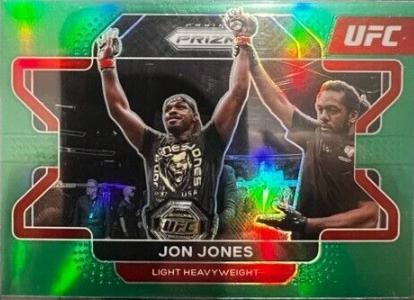 Jon Jones 2022 Panini Prizm UFC Base #4 Green
