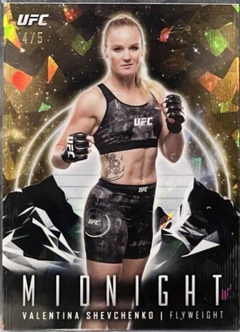 Valentina Shevchenko 2024 Topps Midnight UFC Base #41 Daybreak