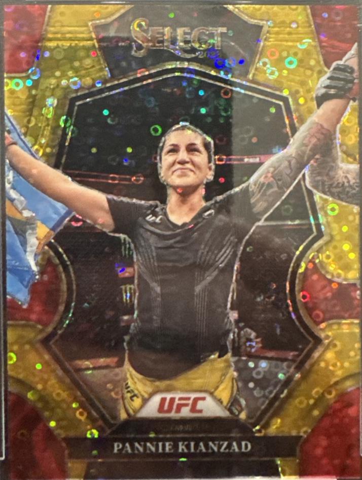 Pannie Kianzad 2023 Panini Select UFC Premier Level #119 Gold Disco