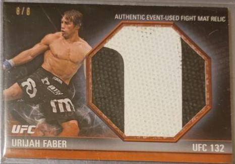 Urijah Faber 2012 Topps UFC Knockout Base #56 Red