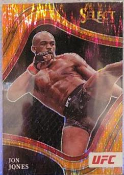 Jon Jones 2022 Panini Select UFC Octagonside #259 Orange Flash
