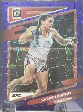 Lauren Murphy 2022 Panini Donruss Optic UFC Base #71 Purple Velocity