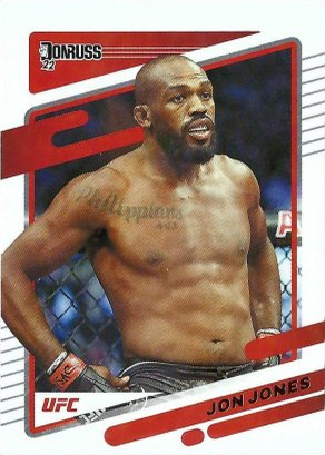 Jon Jones 2022 Panini Donruss UFC Base #12 Pink Laser