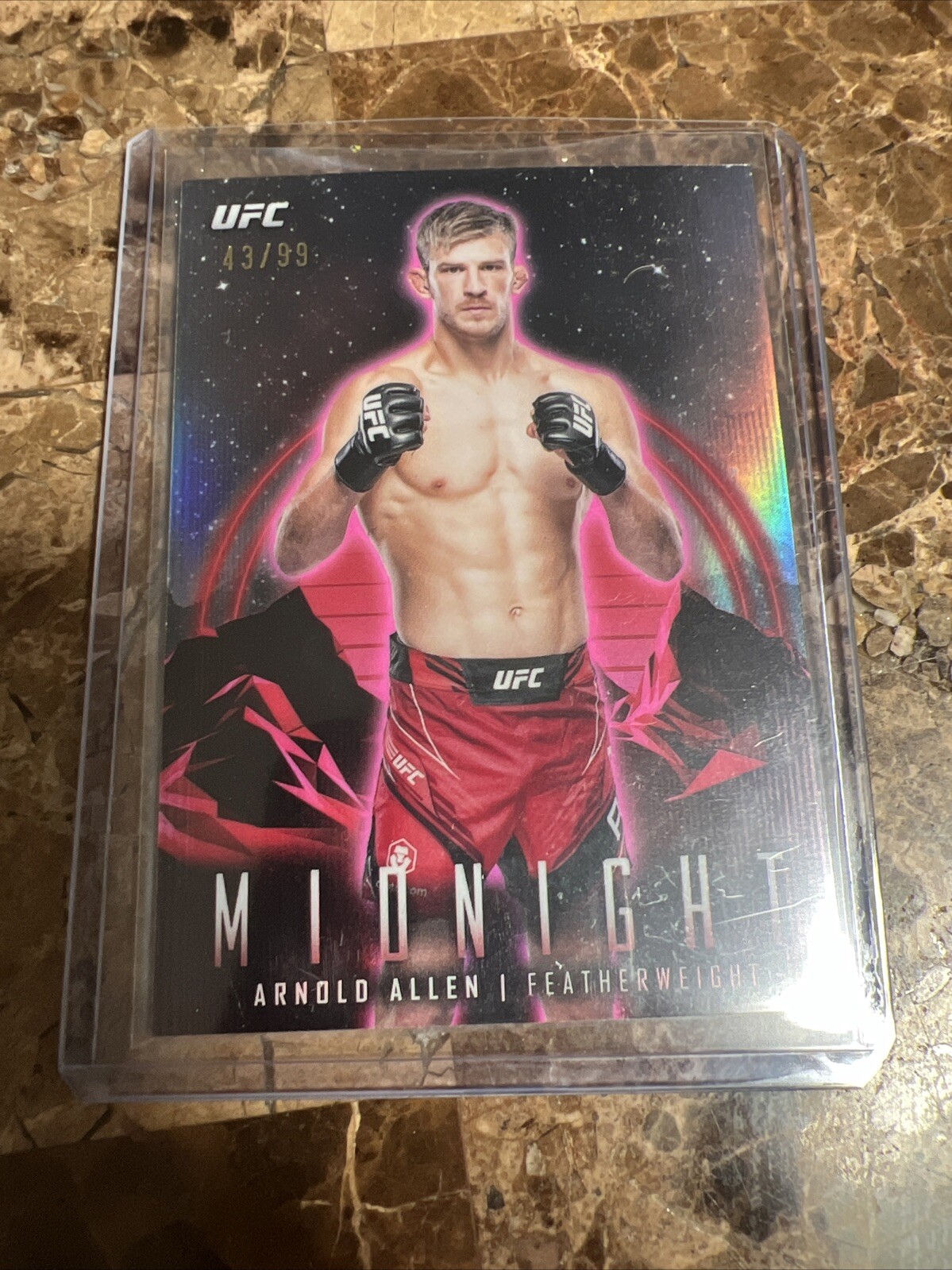Arnold Allen 2024 Topps Midnight UFC Base #91 Twilight