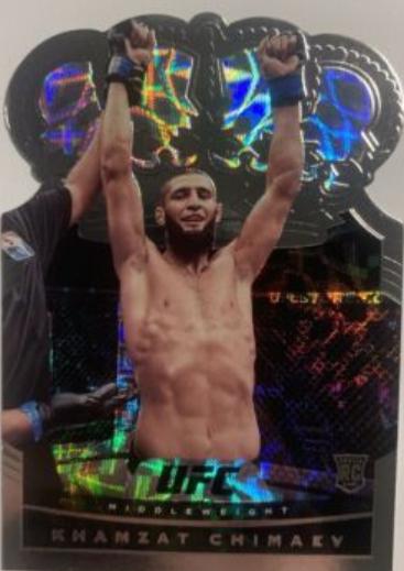 Khamzat Chimaev 2021 Panini Chronicles UFC Base Crown Royale #18 Asia