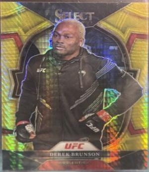 Derek Brunson 2023 Panini Select UFC Concourse #62 Lucky Envelopes