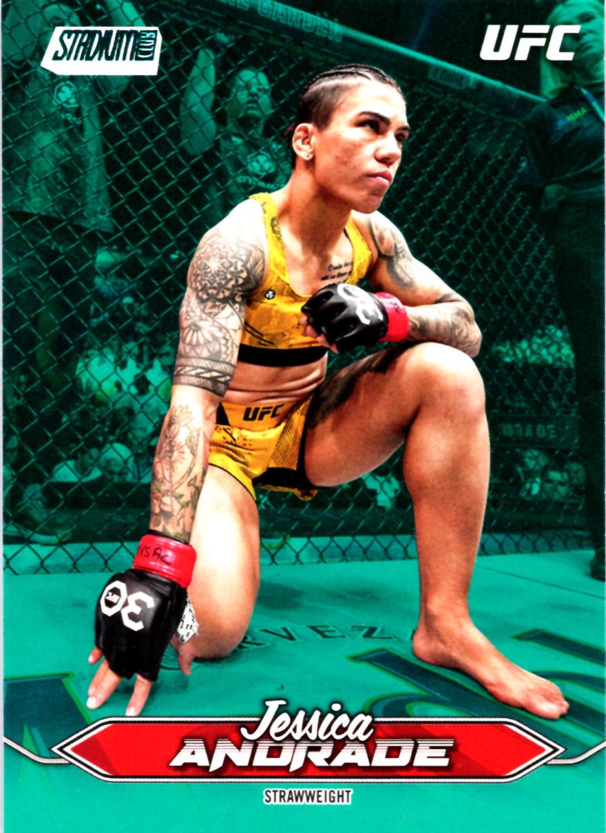Jessica Andrade 2025 Topps Stadium Club UFC Base #185 Teal