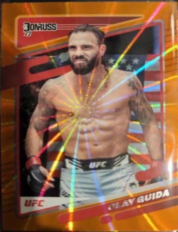 Clay Guida 2022 Panini Donruss UFC Base #111 Orange
