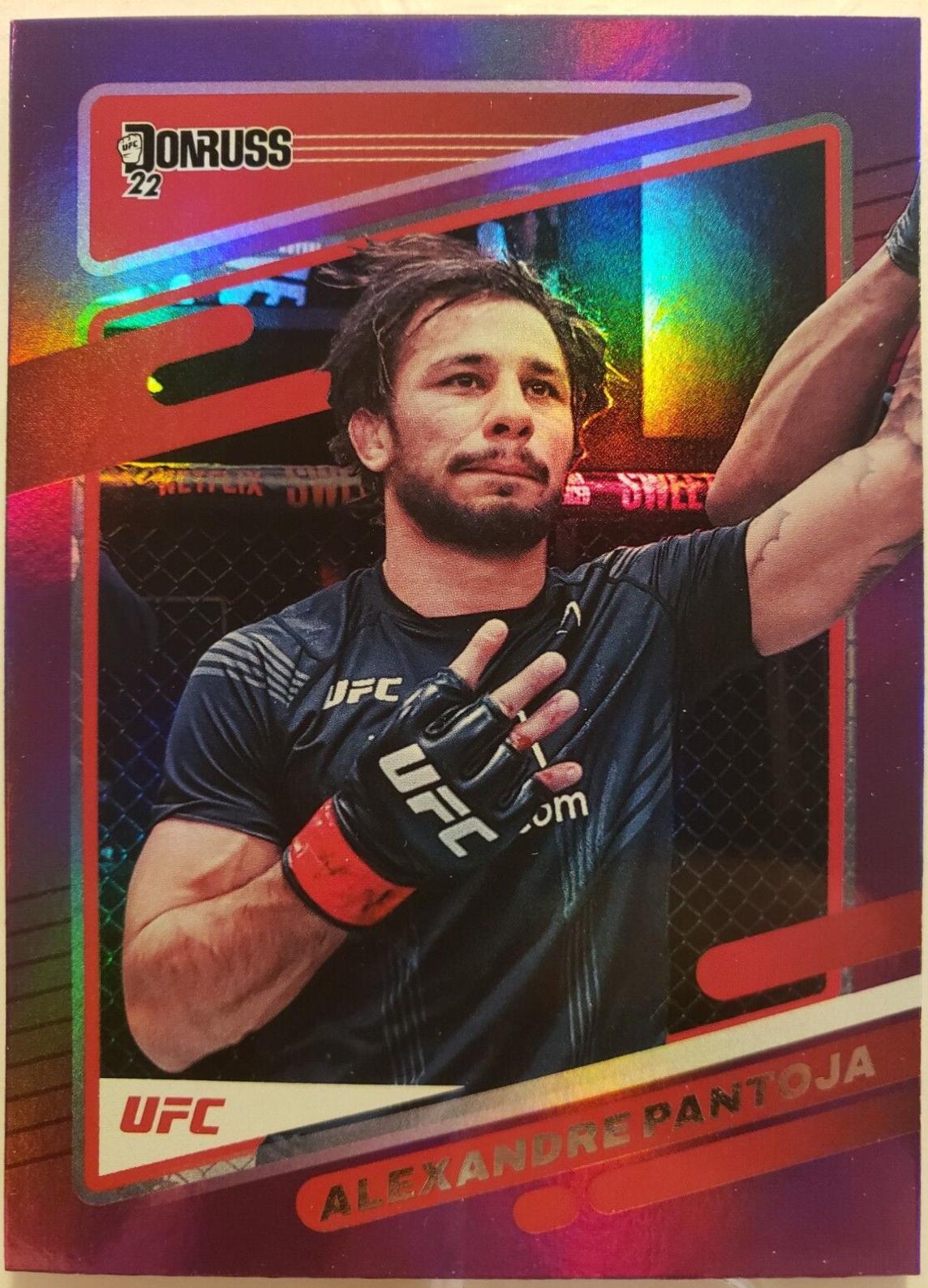 Alexandre Pantoja 2022 Panini Donruss UFC Base #43 Purple Laser