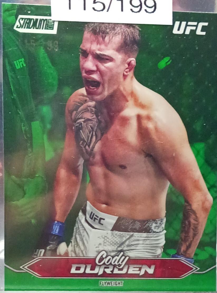 Cody Durden 2025 Topps Stadium Club UFC Base #170 Green