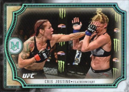 Cris Justino 2018 Topps UFC Museum Collection Base #7 Gold