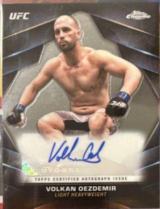 Volkan Oezdemir 2024 Topps Chrome UFC Chrome Veteran Autographs #CVA-VOE