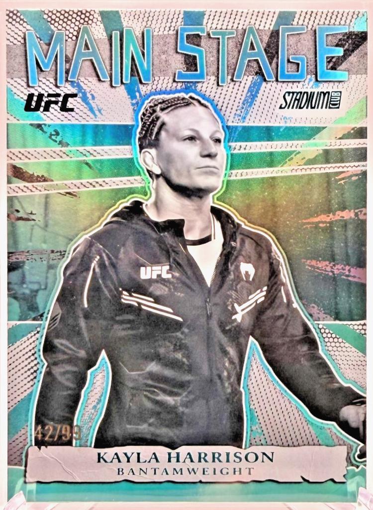Kayla Harrison 2026 Topps Stadium Club UFC Main Stage #MS-23 Blue