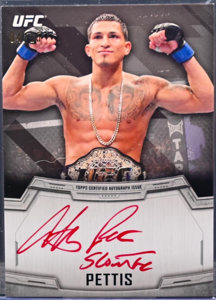 Anthony Pettis 2014 Topps UFC Knockout Autographs #KA-AP Red Ink