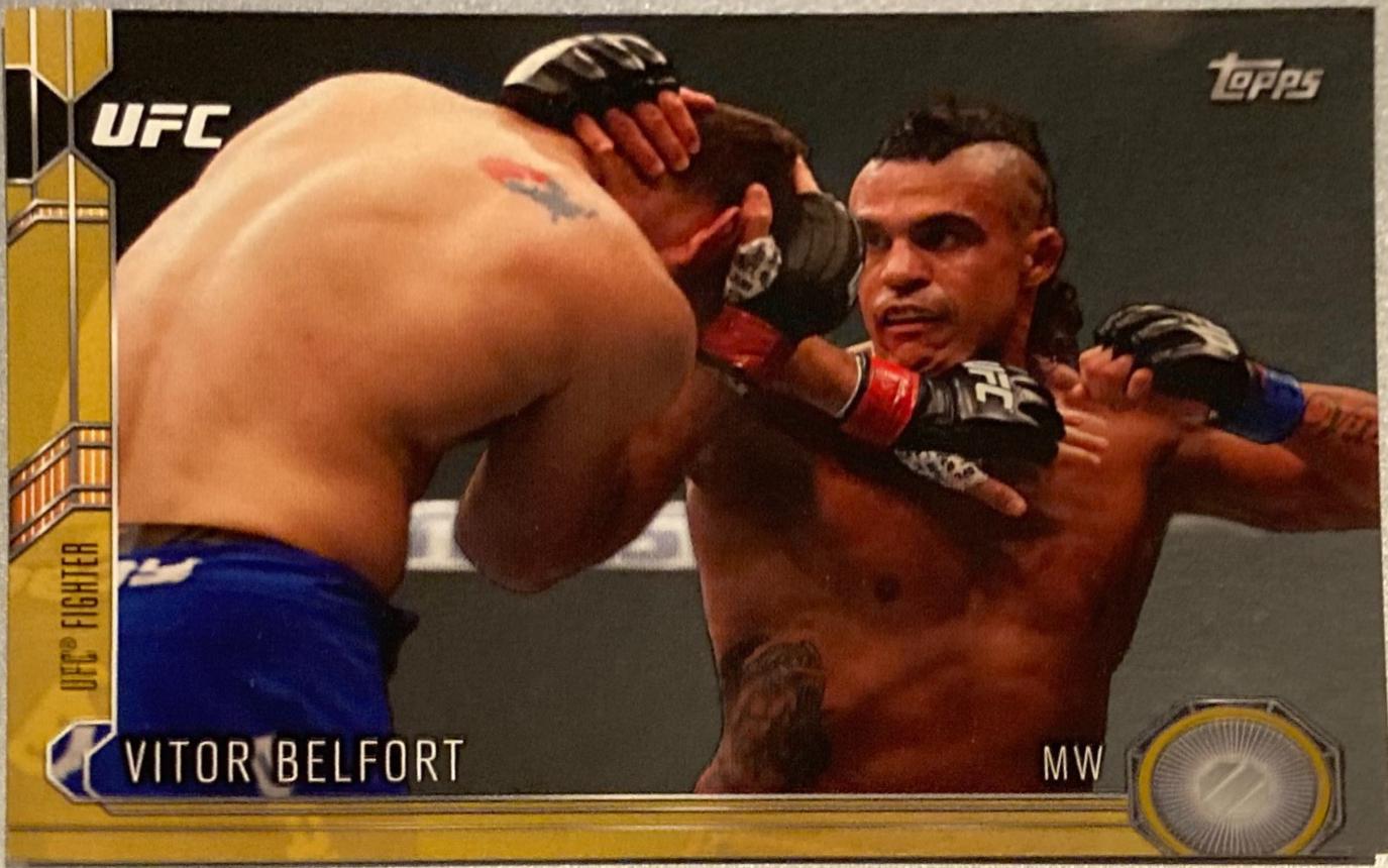 Vitor Belfort 2015 Topps UFC Chronicles Base #6 Gold
