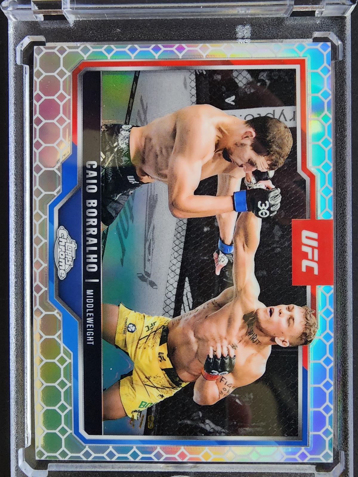 Caio Borralho 2025 Topps Chrome UFC Base #49 OctaFractor