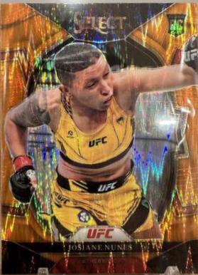 Josiane Nunes 2023 Panini Select UFC Concourse #17 Orange Flash