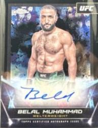 Belal Muhammad 2024 Topps Chrome UFC UFC Signatures #FNA-BMU Black Refractor