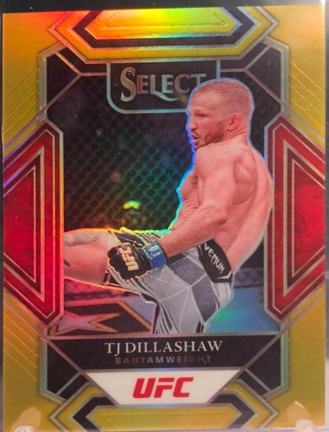 TJ Dillashaw 2022 Panini Select UFC Mezzanine #343 Gold