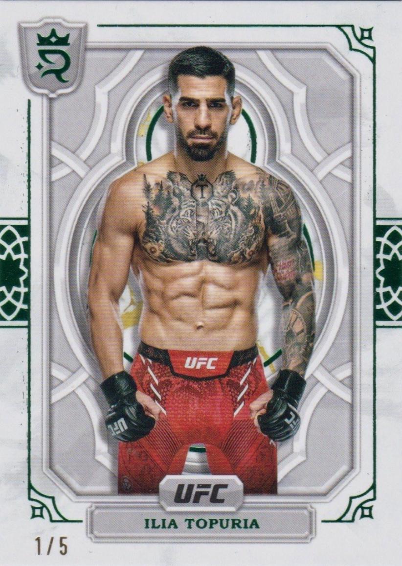Ilia Topuria 2024 Topps Royalty UFC Base #50 Green