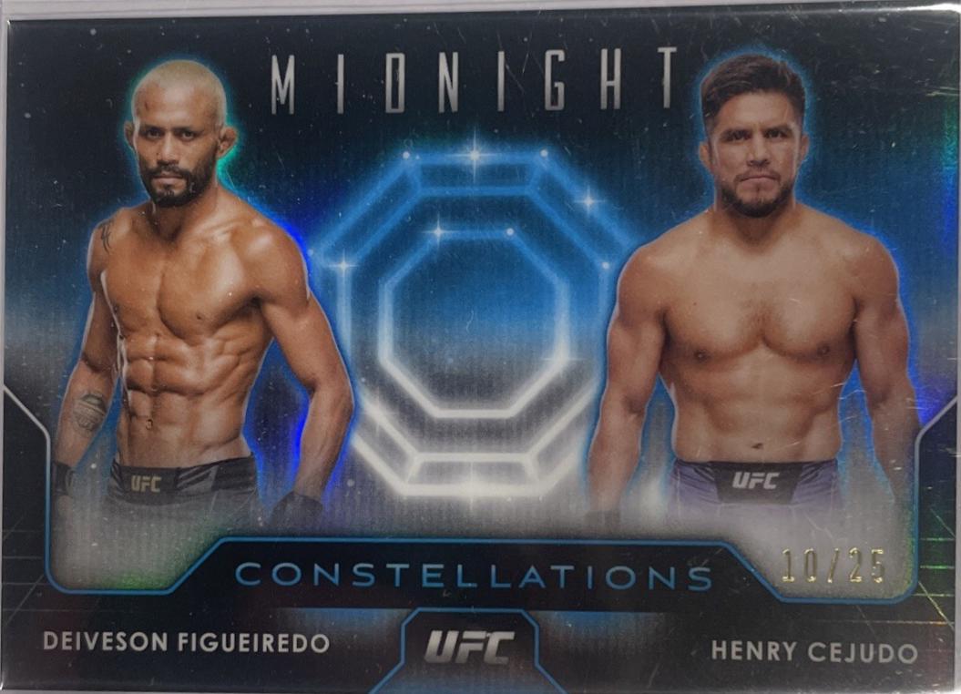 Henry Cejudo / Deiveson Figueiredo 2024 Topps Midnight UFC Constellations #CO-5 Moonrise