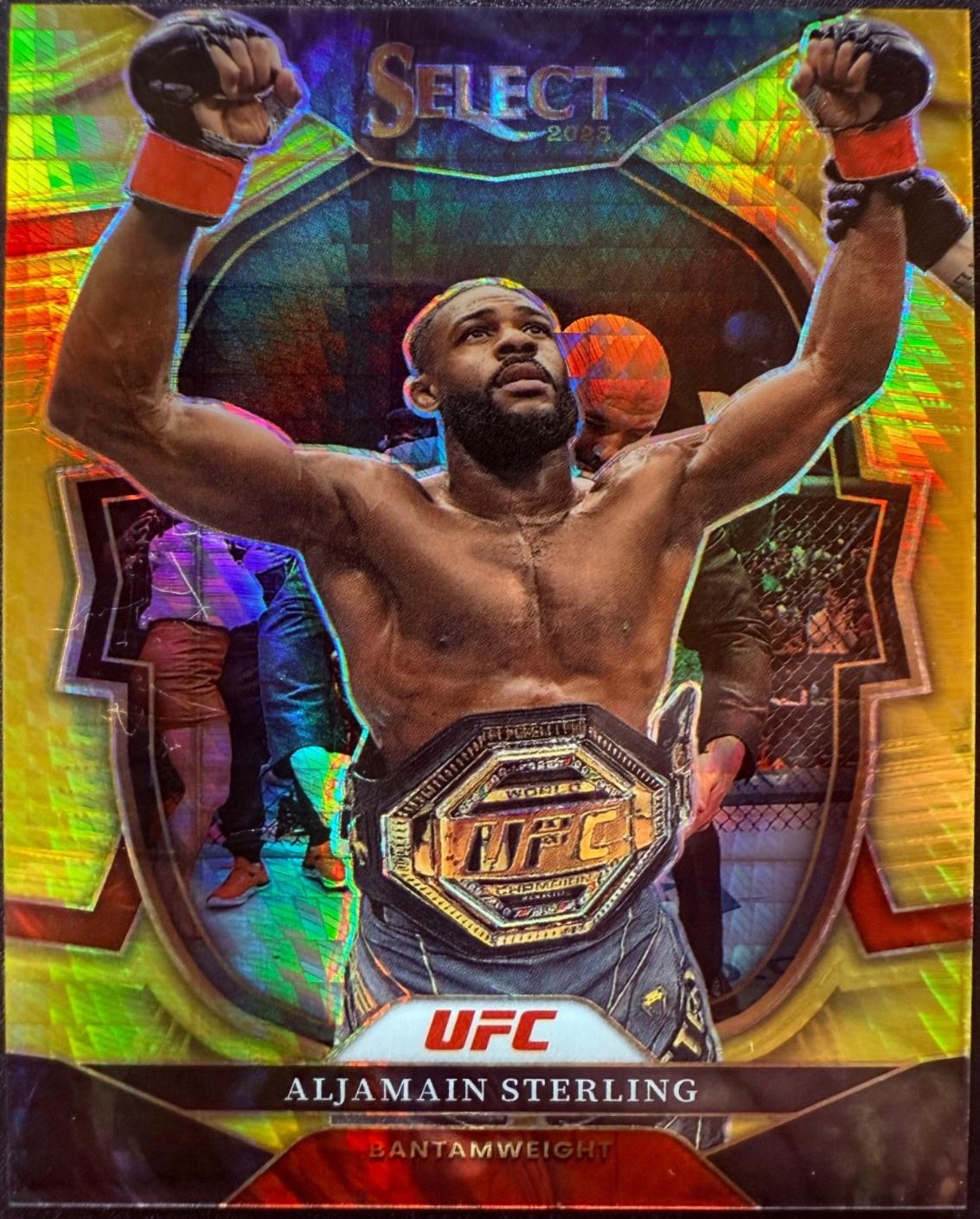 Aljamain Sterling 2023 Panini Select UFC Concourse #58 Lucky Envelopes