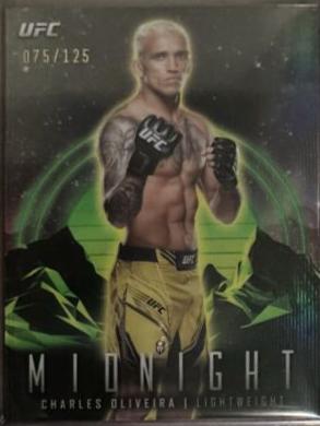 Charles Oliveira 2024 Topps Midnight UFC Base #7 Morning