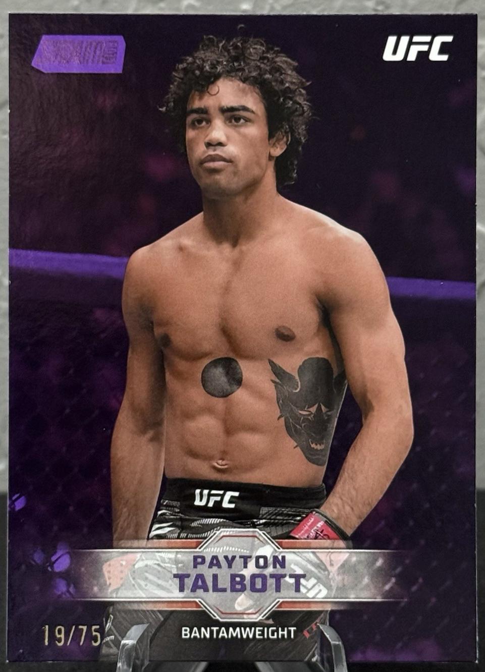 Payton Talbott 2026 Topps Stadium Club UFC Base #22 Purple