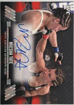 Miesha Tate 2017 Topps UFC Knockout Knockout Autographs #KA-MT Red
