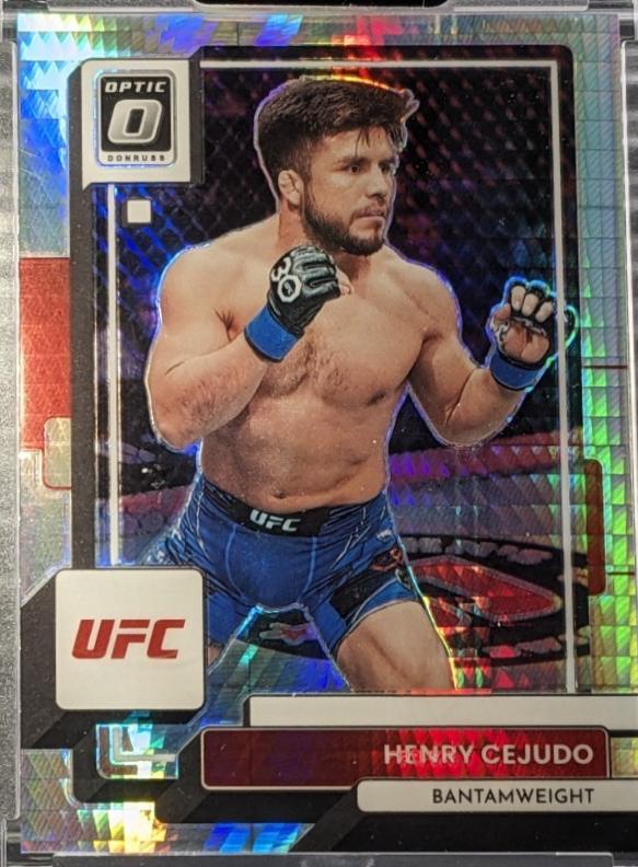Henry Cejudo 2023 Panini Donruss Optic UFC Base #9 Lucky Envelopes
