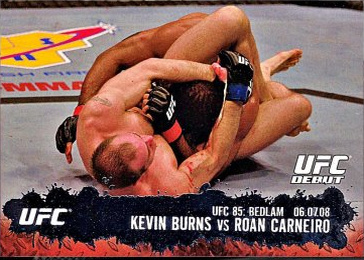 Kevin Burns / Roan Carneiro 2009 Topps UFC Round 2 Base #140 Diamond