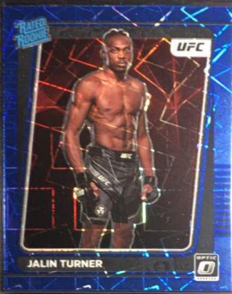 Jalin Turner 2022 Panini Donruss Optic UFC Base #114 Blue Velocity