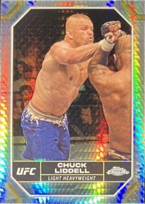 Chuck Liddell 2024 Topps Chrome UFC Base #46 Prism Refractor