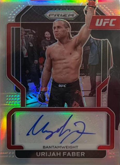 Urijah Faber 2022 Panini Prizm UFC Signatures #32 Silver