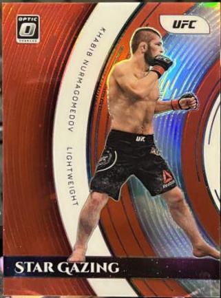 Khabib Nurmagomedov 2022 Panini Donruss Optic UFC Star Gazing #21 Red