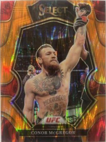 Conor McGregor 2023 Panini Select UFC Premier Level #102 Orange Flash