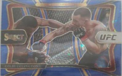 Colby Covington 2021 Panini Select UFC Premier Level #197 Blue Disco
