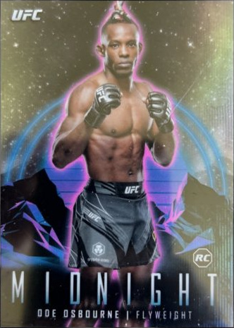 Ode Osbourne 2024 Topps Midnight UFC Base #19 Moon Beam