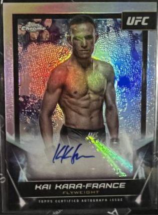 Kai Kara-France 2024 Topps Chrome UFC UFC Signatures #FNA-KKF Refractor